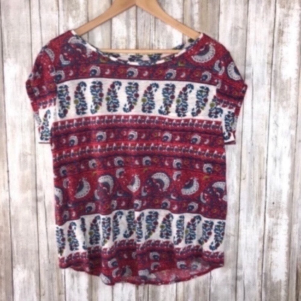 Loft Linen Printed Tee